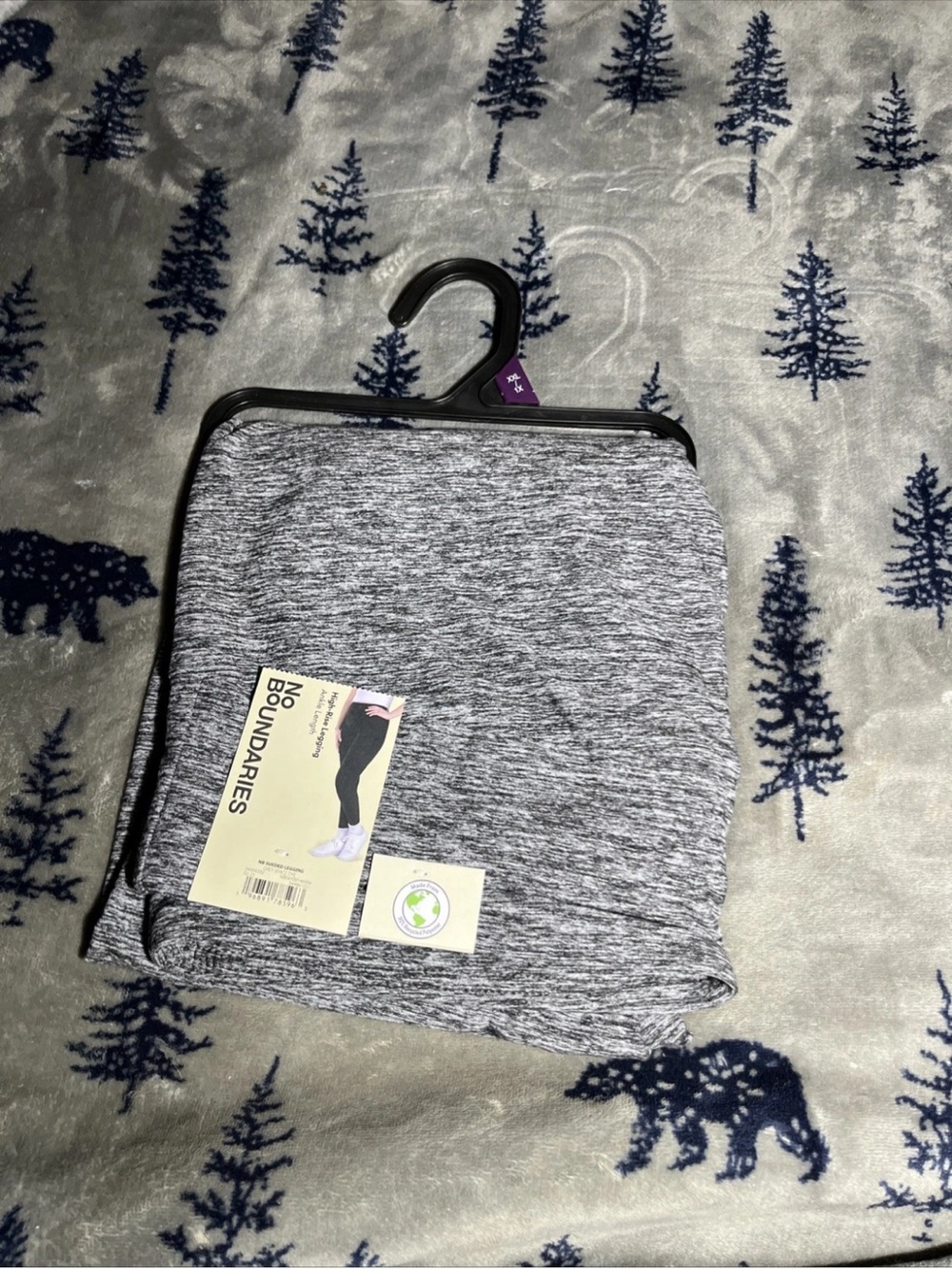 Women’s Leggings Size 1X No Boundaries High Rise Gray NWT